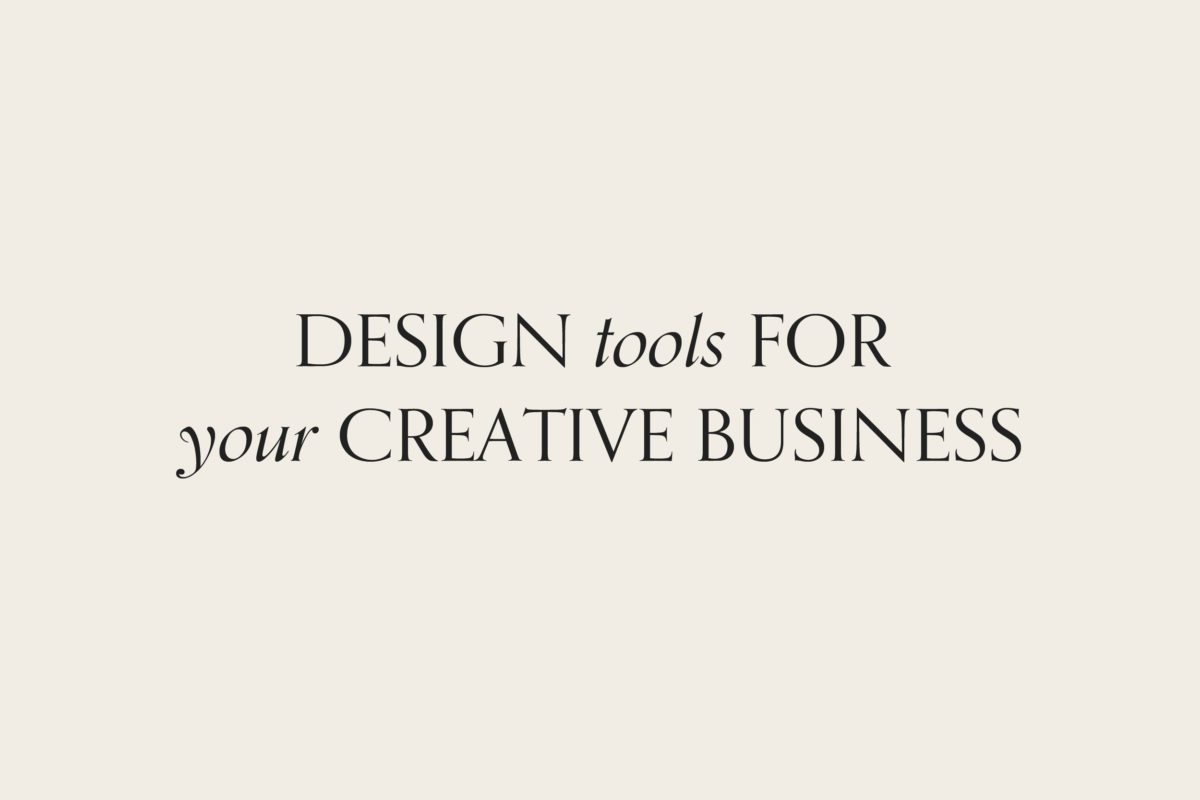 design tools for your creative business